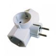 ADAPTADOR ENCHUFE TRIPLE LATERAL 16A/250V