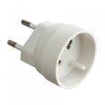 ADAPTADOR EUROPEO UNIVERSAL 10A BLANCO