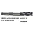 FRESA MANGO CONICO D22X50 MORSE 3 2ªMANO